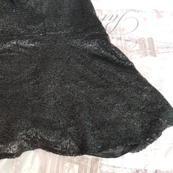 Torrid Black Seaquin Peplum Bustier Top Size 2 - Picture 13 of 15